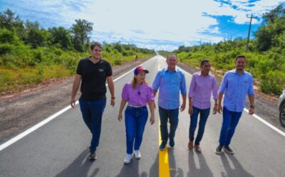 Orleans Brandão acompanha inaugurações e assina autorização para conclusão de obras na MA-225