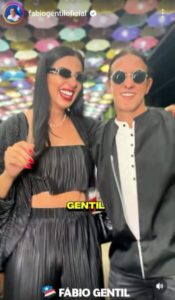 Homenageando os idosos, o casal Fábio Gentil e Daniella cai no rock roll
