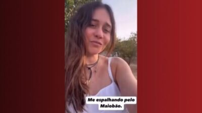 Atriz Alessandra Negrini viaja ao MA e visita o bairro Maiobão: “Me espalhando”