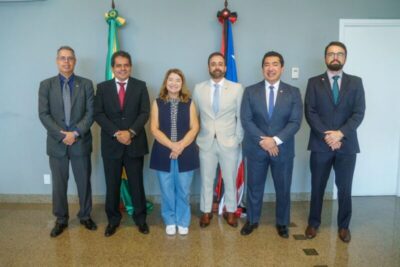 PGJ se reúne com presidente da Alema para discutir projetos de lei do MPMA