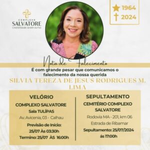 Falece a professora da UFMA Silvia Moreira Lima