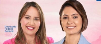 Michelle Bolsonaro tira Detinha e coloca Flávia Berthier na presidência do PL Mulher no MA