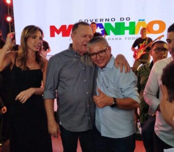 Eudes Barros em momento bem mais próximo com Brandão…