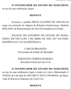 Diego Galdinho é exonerado do Governo