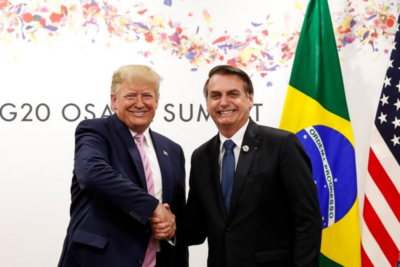 Bolsonaro parabeniza Trump e pede que Brasil siga mesmo caminho