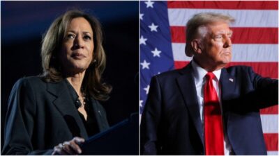 Eleições nos EUA: Kamala e Trump empatam na primeira urna apurada