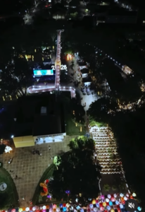 Fábio Gentil e Gentil Neto na inauguração da Vila Natalina, no Mirante da Balaiada! 🌟