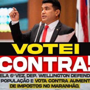 Wellington vota contra aumento de ICMS pela sexta vez