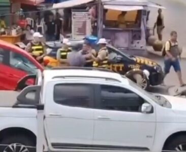 Agente da SMTT agride homem durante operação em São Luís