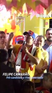 ‘Eu sou Brandão’: o #tbt de Felipe Camarão para Carlos Brandão