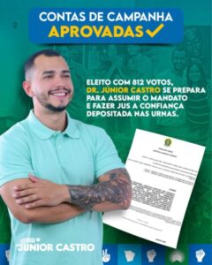 Vargem Grande: Dr. Júnior Castro têm contas de campanha aprovadas pela Justiça Eleitoral