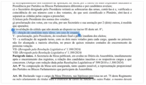 Regra de desempate por idade consta no regimento interno da Assembleia Legislativa há 29 anos