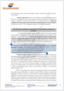 A desonestidade de Othelino na Ação que pede mudança do resultado da eleição da Assembleia ao STF