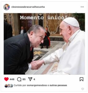 Desembargador do TJ-MA se encontra com o Papa Francisco, “momento único”