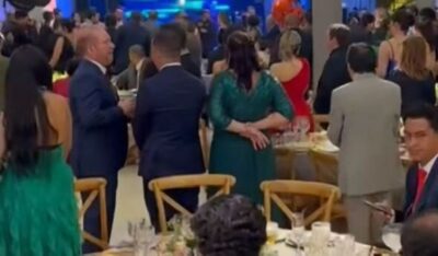 VÍDEO: Amigo íntimo de Flávio Dino, Othelino Neto tenta esconder que esteve presente no casamento do Ministro do STF