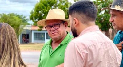 Prefeito Solimar Alves acompanha retomada das obras de revitalização do Balneário Municipal