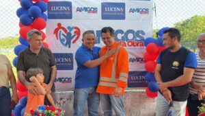 Didi do PP comemora entrega do viaduto no povoado Roça Grande com ação solidária e esporte da LLucena Infraestrutura