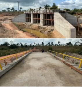 Parcerias estratégicas garantem pontes de concreto em Pedro do Rosário na gestão de Toca Serra