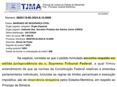 Fernando Braide garante ampliação de recursos com decisão favorável sobre emendas parlamentares