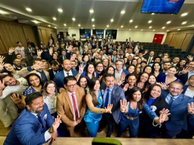 Vídeo: após ser reconduzido à presidência da OAB com mais de 8 mil votos, Kaio Saraiva agradece a advocacia pela votação