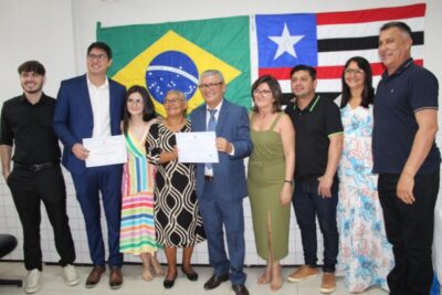 Prefeito, vice e vereadores de Raposa são diplomados para novo mandato