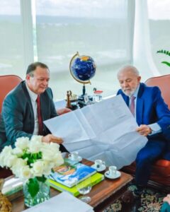 Presidente Lula recebe Brandão em Brasília