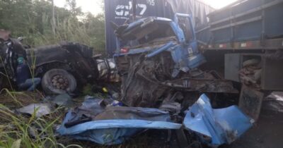 Grave acidente envolvendo quatro veículos é registrado na BR-316
