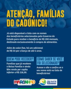 Mais de 600 famílias de São José de Ribamar são contempladas com benefício estadual para compra de alimentos