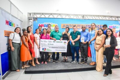 Prefeito de Matões do Norte e educadoras são premiados em evento estadual em São Luís