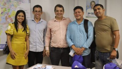 Hilton Gonçalo recebe apoio de vereadores de Carutapera e Cândido Mendes para pré-candidatura ao Senado em 2026