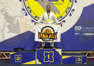 Atleta patrocinado pelo Marauí Eco Park brilha no Open Teresina de Jiu-Jítsu