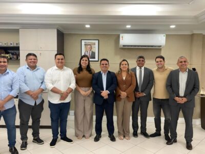 Deputado Leandro Bello e vereadores de Timon discutem segurança pública em reunião com Secretaria de Segurança do Estado