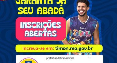 Prefeitura de Timon anuncia distribuição de 10 mil abadás para o Zé Pereira