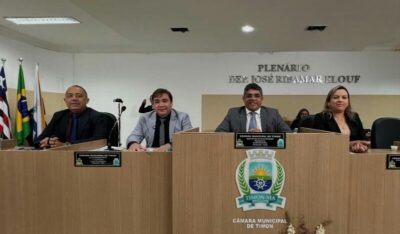 Sessão plenária de hoje na Câmara de Timon com aprovação importantes matérias