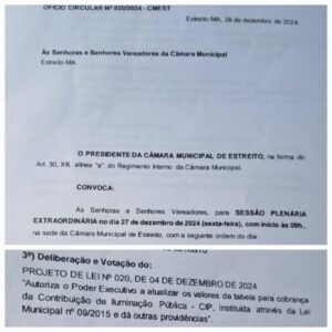 Em meio a tragédia por queda de ponte, população de Estreito deve pagar mais por iluminação pública