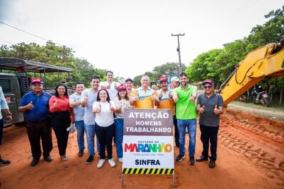 Brandão inicia obra de pavimentação na MA-312 e entrega sistemas de abastecimento de água em Araioses