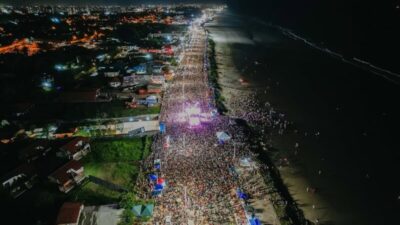 600 mil curtiram show de Ivete na Litorânea em prévia do Carnaval