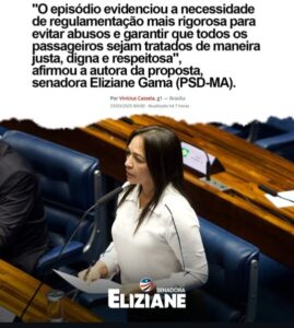 PL de Eliziane quer coibir rebaixamento de classe em voos, após caso com Ingrid Guimarães