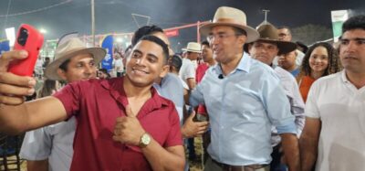 Lahesio Bonfim é recepcionado por multidão e causa alvoroço na AgroBalsas