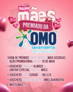 OMO Lavanderia São Luís realiza campanha especial com prêmios no Dia das Mães