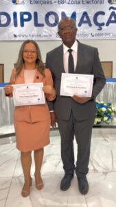 Prefeito Zé Martinho e Vice-prefeita Evilane Marques são diplomados em Cantanhede