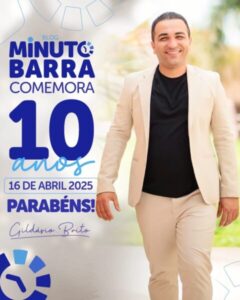 16 DE ABRIL: Blog Minuto Barra comemora 10 anos de atuação no Maranhão
