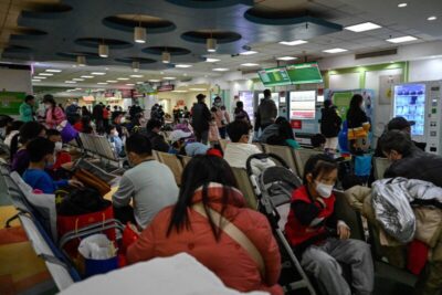 China tem surto de vírus respiratório que lota hospitais com sintomas semelhantes à Covid-19