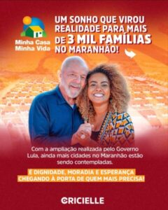 Cricielle comemora mais moradias para o Maranhão; Paraibano será contemplada com 50 casas