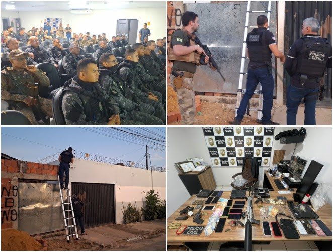 Operação Chronos prende faccionados envolvidos em homicídios e tráfico de drogas no Maranhão