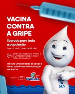 Prefeitura de Bequimão amplia vacinação contra a gripe para toda a população