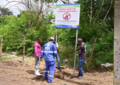 Prefeitura de Ribamar intensifica mutirão de limpeza e reforça ações contra descarte irregular de lixo