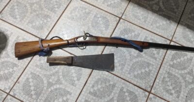 PM efetua prisão e apreende arma de fogo em Vargem Grande