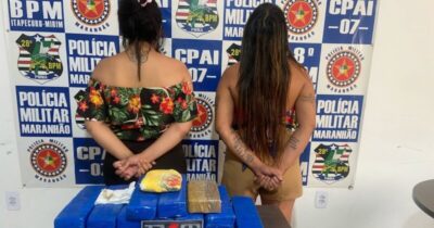 Moradoras de Vargem Grande são presas com drogas em Itapecuru-Mirim