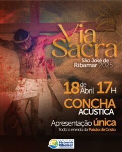 Via Sacra 2025 será encenada em apresentação única na Concha Acústica de São José de Ribamar